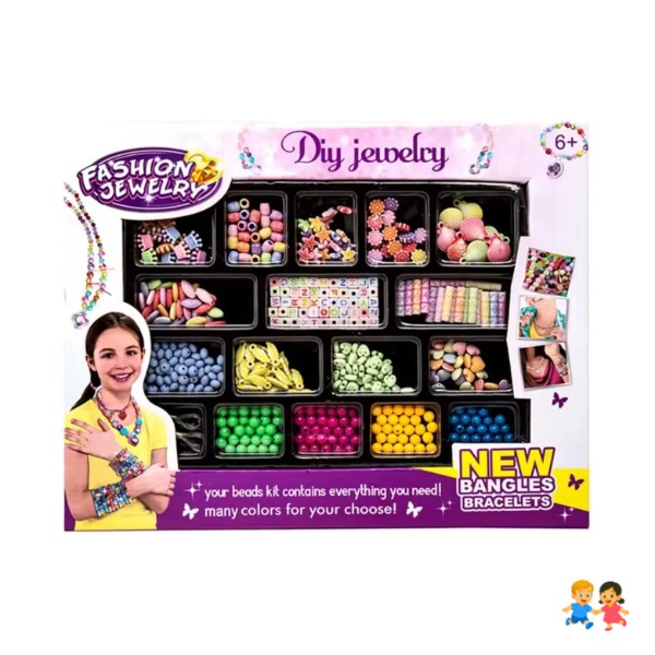 Set De Joyas Para Crear Pulseras Y Collares
