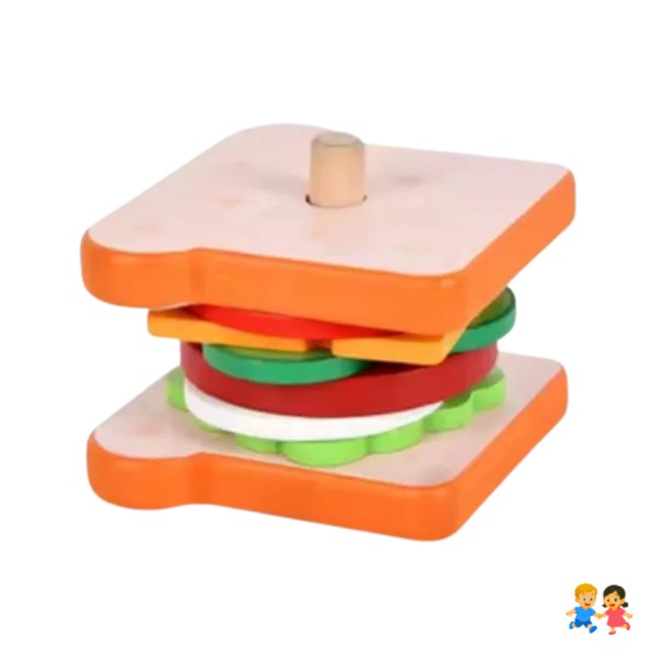 Hamburguesa O Sandwich De Didáctico Montessori