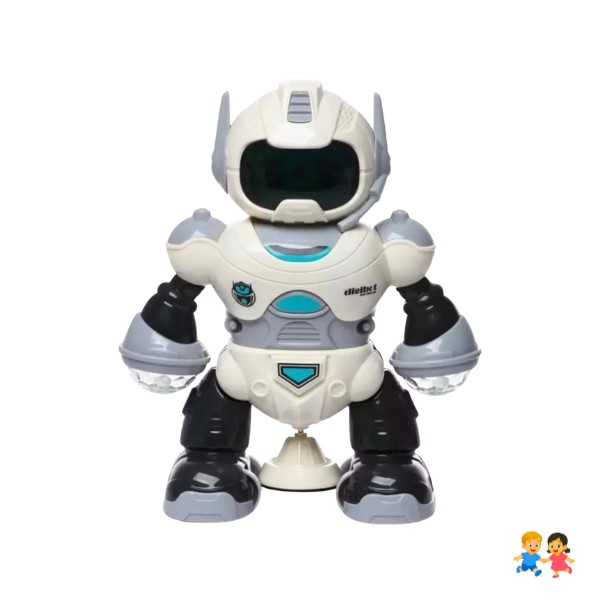 Robot Giratorio Con Luces Y Música- Diversión Que Rueda.