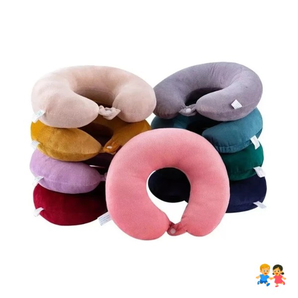 Cojín Con Memoria Forma De U, Cómodo De Cuello Viaje Hogar