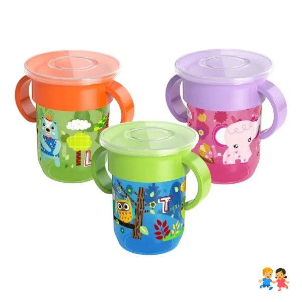 Taza Entrenamiento Mágica 360 Antiderrame Para Bebé Y Niño