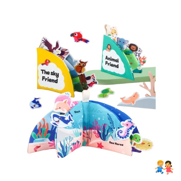 Libro Sensorial De Estimulación Temprana Para Bebé