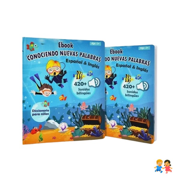 Libro Interactivo Con Sonidos Aprendizaje Ingles Español