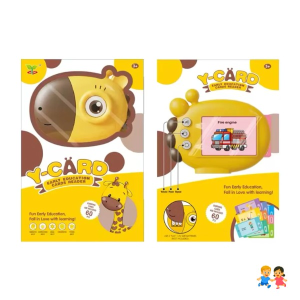 Aprende Ingles Juguete Lector Tarjetas P Niños C/ Luz Sonido