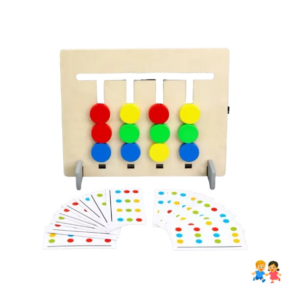 Set Rompezabezas Deslizantes Juguete Montessori