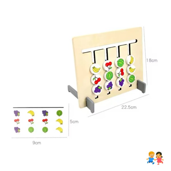 Set Rompezabezas Deslizantes Juguete Montessori