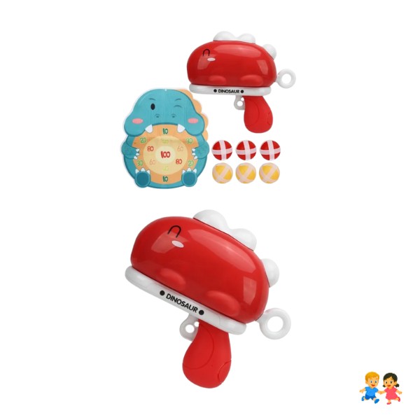 Juego Tiro Al Blanco Infantil Tablero Dinosaurio