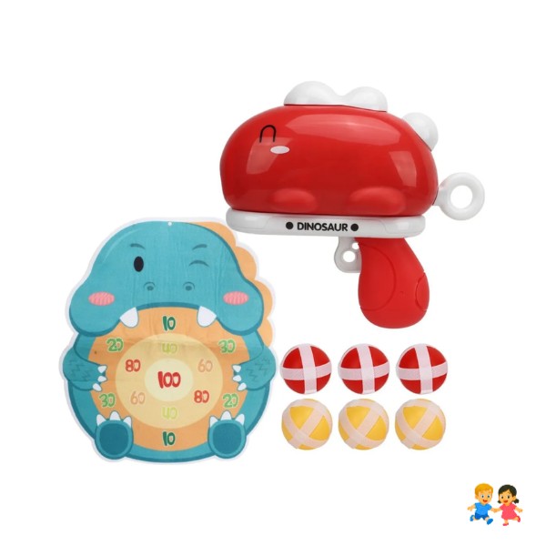 Juego Tiro Al Blanco Infantil Tablero Dinosaurio