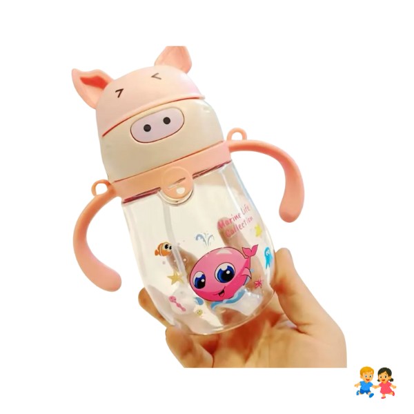Vaso Educativo Niños Y Bebes Con Bombilla Diseño.