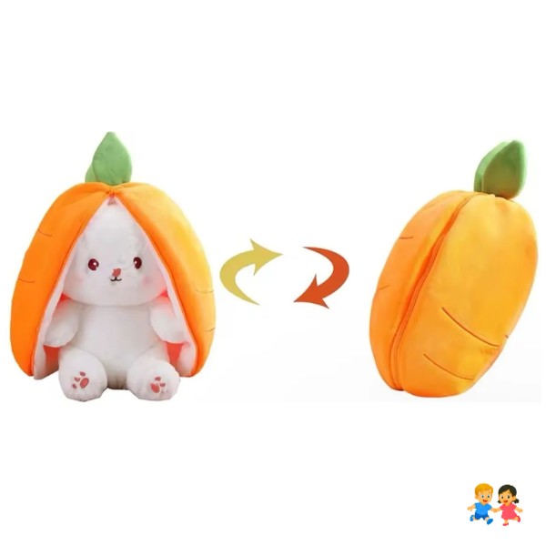 Peluche Conejo Escondido En Zanahoria