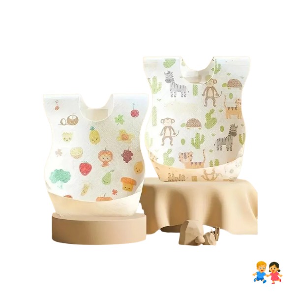 Baberos Desechables 20 Unidades Estándar Unisex Niños/bebés