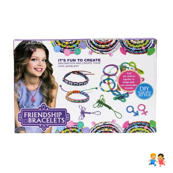 Juguete Kit Para Crear Pulseras Niñas