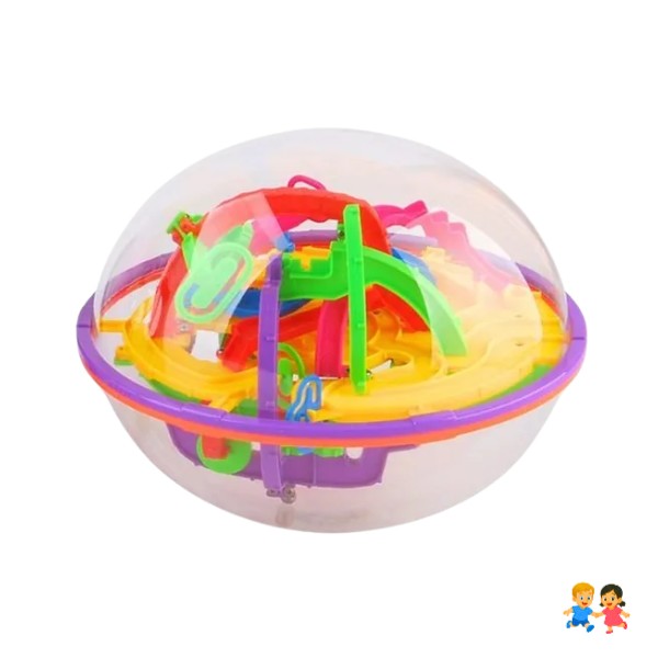 Cubo Laberinto Esfera 3d Destreza Regalo De Juguete