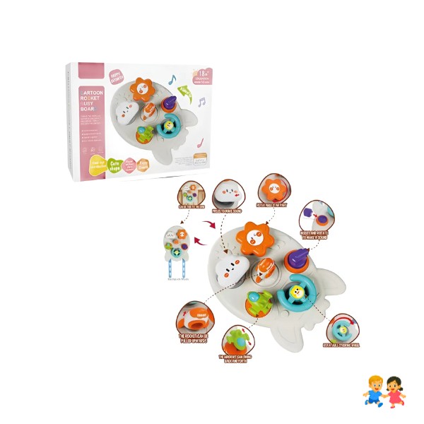 Didáctico Nave Interactiva Bebés Sensorial Montessori