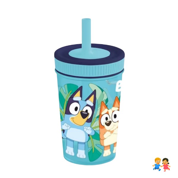 Vaso antiderrame perritos bluey