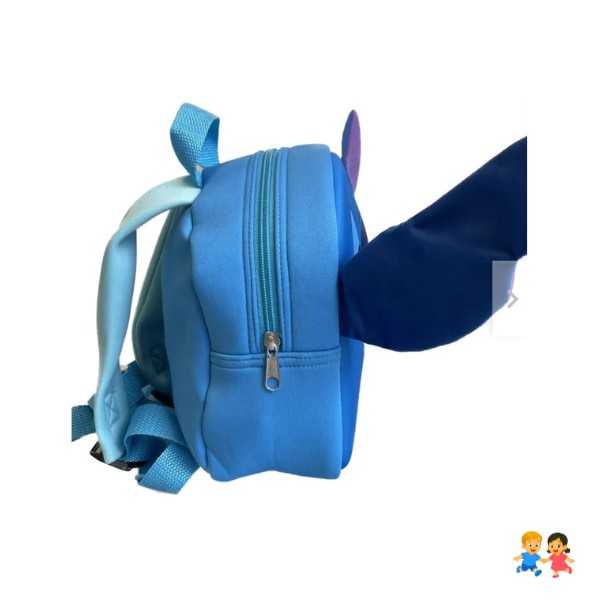 Mochila Pre-Escolar 3D Stitch Con Tirante