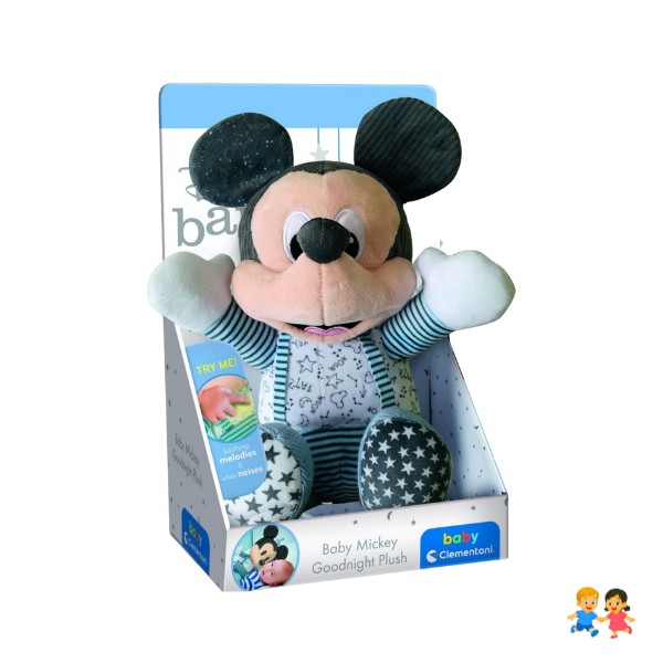 Disney Baby Mickey Mouse Peluche Suave Luz Melody