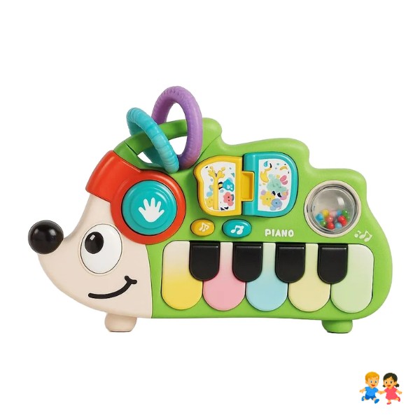 Juguete Piano Musical Didáctico Con Luz Diseño Erizo