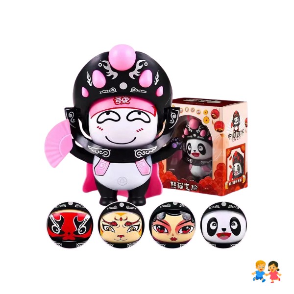 Muñeca Panda Cambia Cara Decoración Opera China
