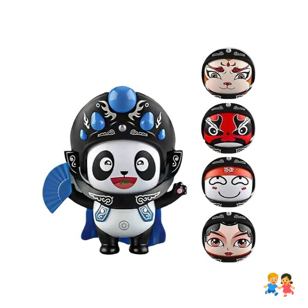Muñeca Panda Cambia Cara Decoración Opera China