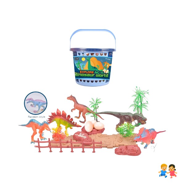 Set Mundo De Dinosaurios + Accesorios | Juguete Educativo y Divertido