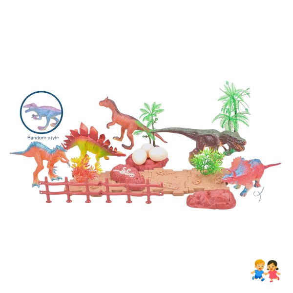 Set Mundo De Dinosaurios + Accesorios | Juguete Educativo y Divertido