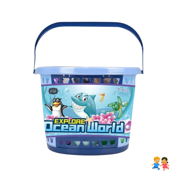 Balde Set De Animales Marinos | Juguete Educativo y Divertido