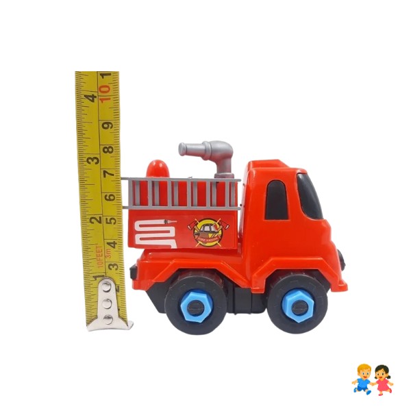 Pack De Autitos De Bombero Armable Para Niños