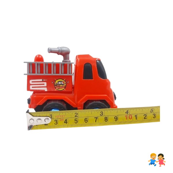 Pack De Autitos De Bombero Armable Para Niños