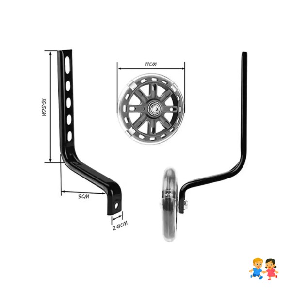 Rueda De Apoyo Estabilizador De Bicicleta Para Niños