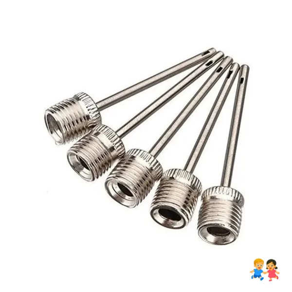Agujas Inflador De Pelotas Y Otros Pack 5 Unidades Válvula