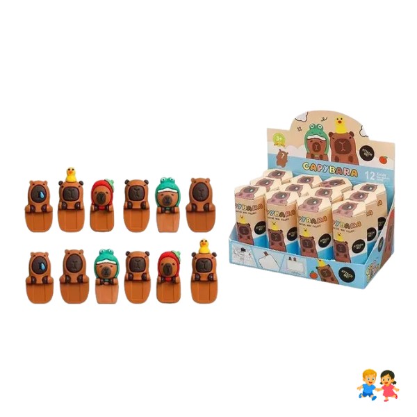 Colección Capybara Hippers Pequeño Sorpresa