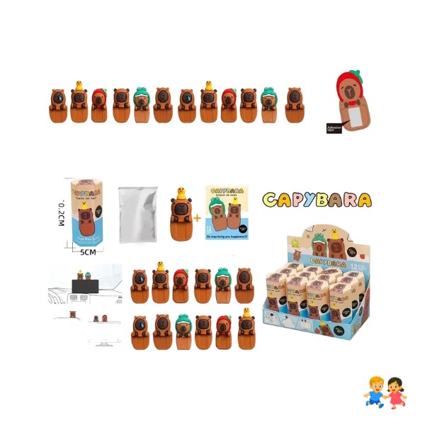 Colección Capybara Hippers Pequeño Sorpresa