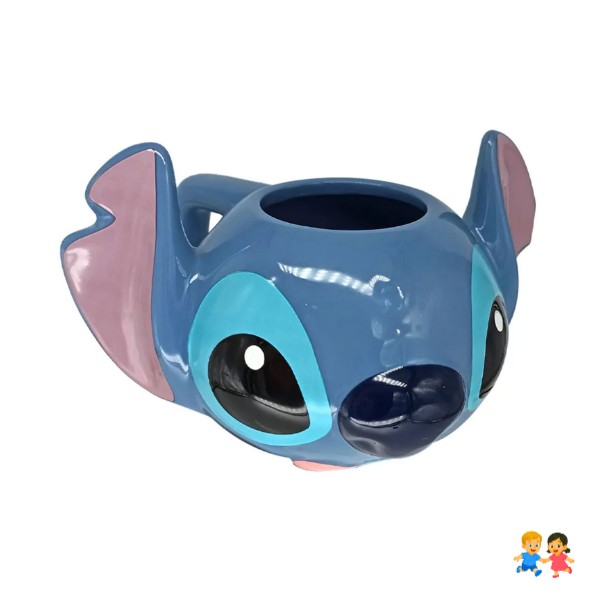 Taza 3D Stitch Disney Cerámica Figura Cabeza Original