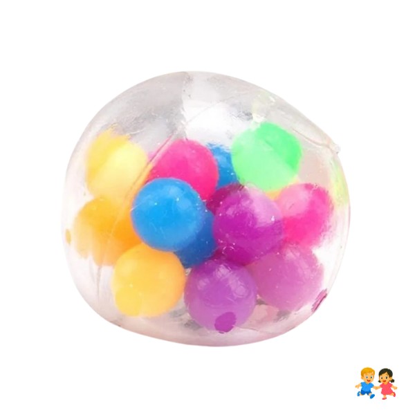 Pelota Led Antiestress Silicona Bala Anti Estress Terapia