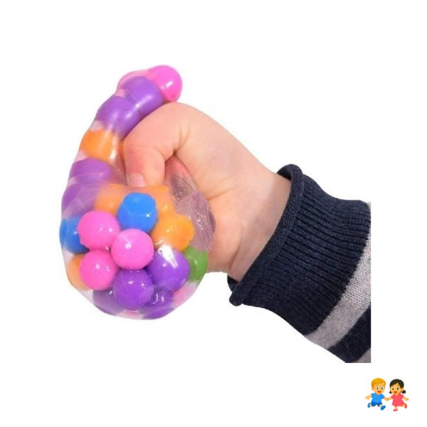 Pelota Led Antiestress Silicona Bala Anti Estress Terapia