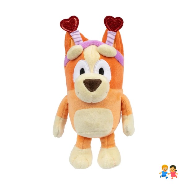 Peluche Bluey Friends Con Gorro o Cintillo Original 20cm