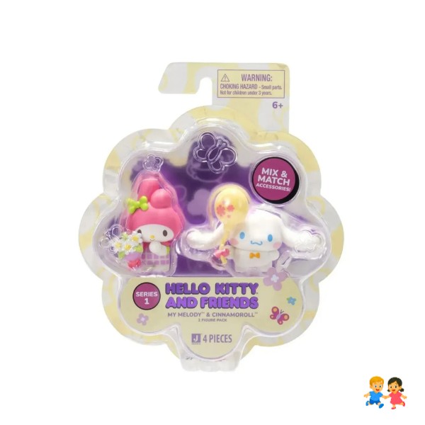 Hello Kitty And Friends Set 2 Figuras con Accesorios