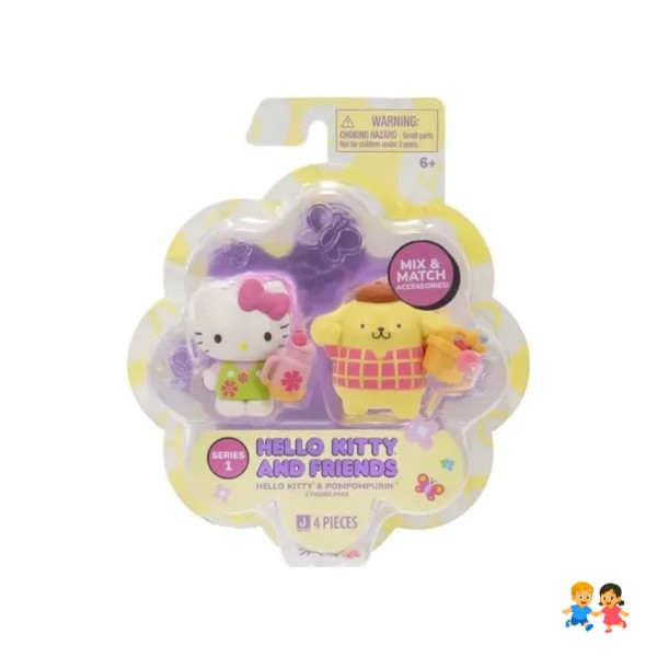 Hello Kitty And Friends Set 2 Figuras con Accesorios