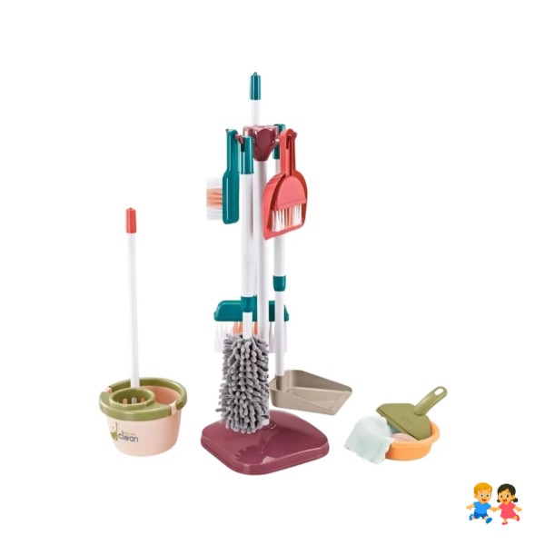 Set De Aseo Didáctico Niños Juguete De Limpieza.
