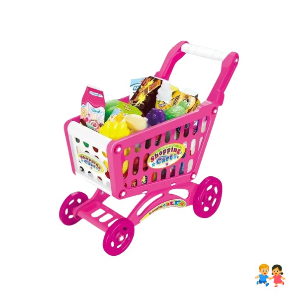 Carrito De Compra Supermercado Para Niños 56 Piezas