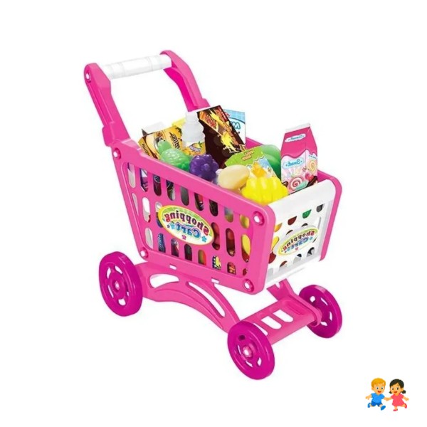 Carrito De Compra Supermercado Para Niños 56 Piezas