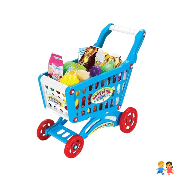 Carrito De Compra Supermercado Para Niños 56 Piezas