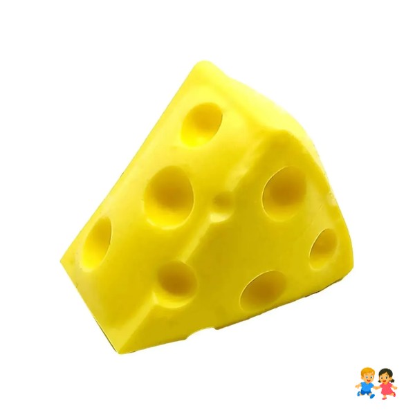 Juguete Queso Antiestrés Para Niños Color Amarillo