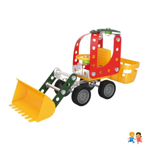 Camion Metalico Armable Creativa Metal Excavadora