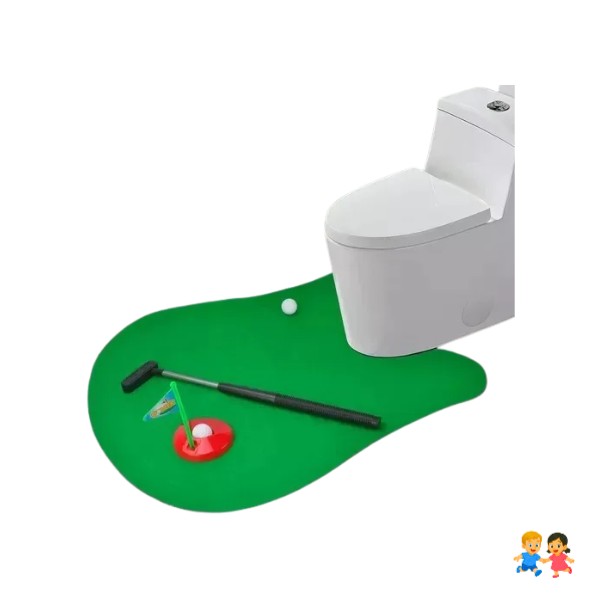 Mini Juego De Golf - Practica Baño Wc Inodoro