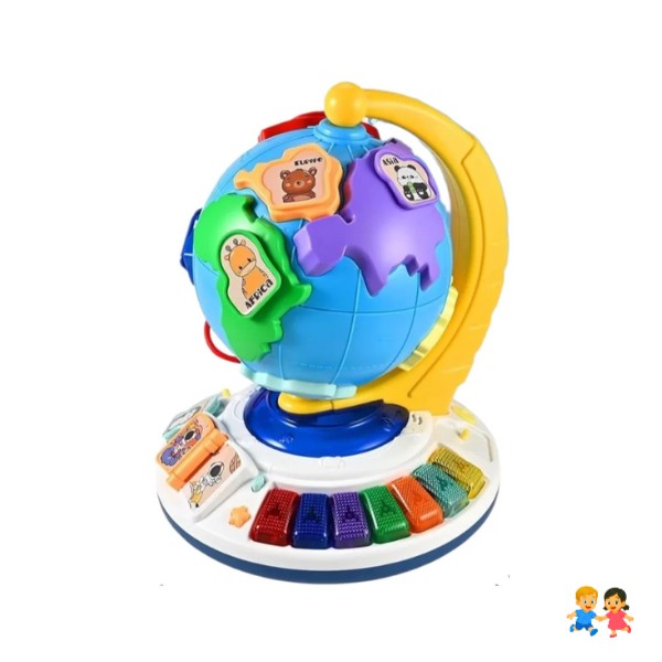 Globo Terráqueo Educativo Interactivo Infantil con Luces y Sonidos Didáctico.