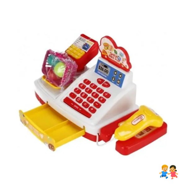 Caja Registradora Juguete Para Niños Con Accesorios Y Sonido