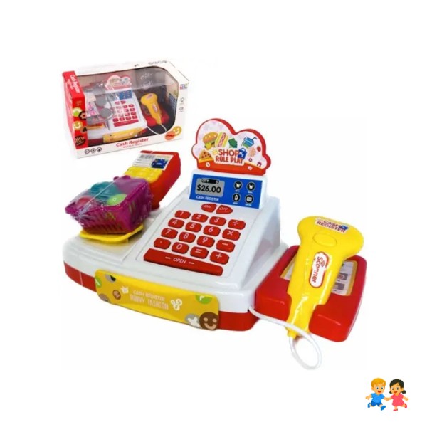 Caja Registradora Juguete Para Niños Con Accesorios Y Sonido