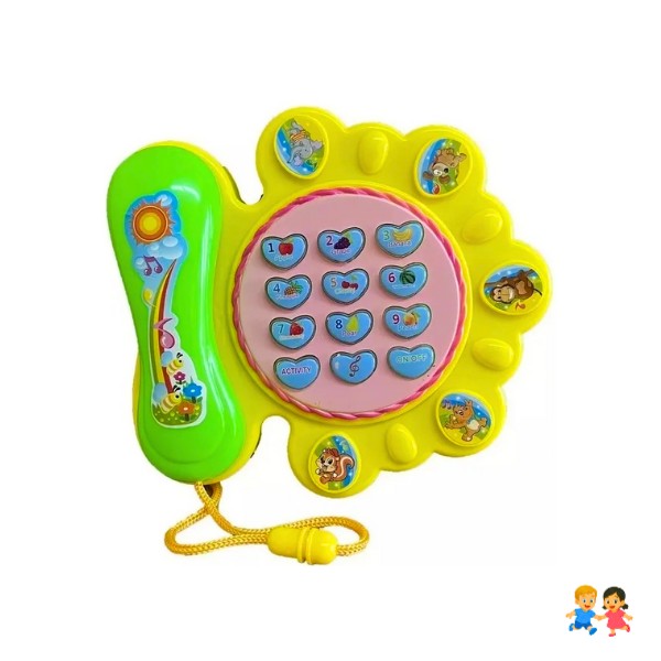 Juguete Teléfono Didáctico Sonido Para Niños Bebe